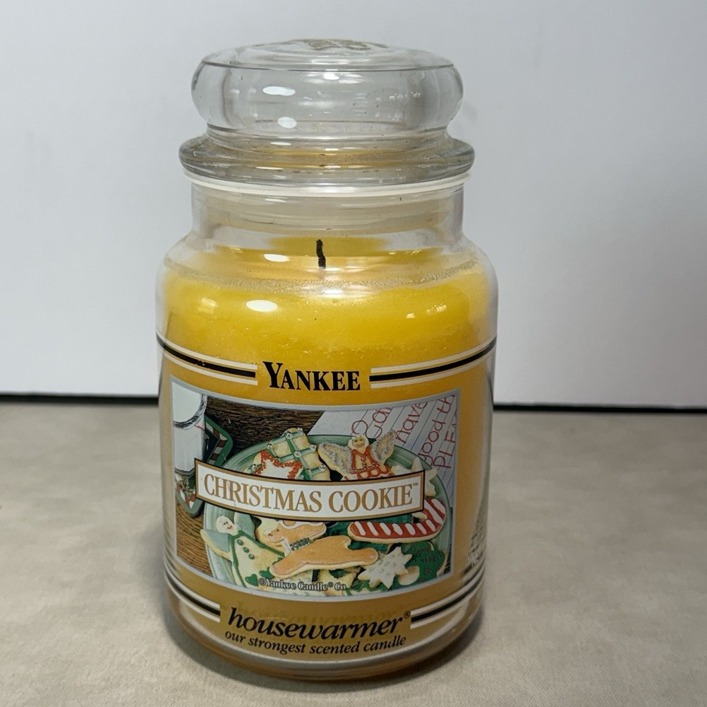 Yankee Candle Vintage Christmas Cookie Large Jar 22 Oz Single Wick Classic